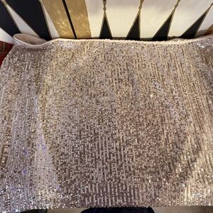 Old Navy Golden Sequin knee length Skirt